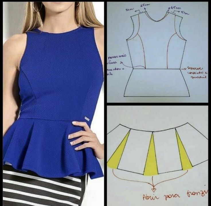 an image of a woman's top and skirt with the cut out on it