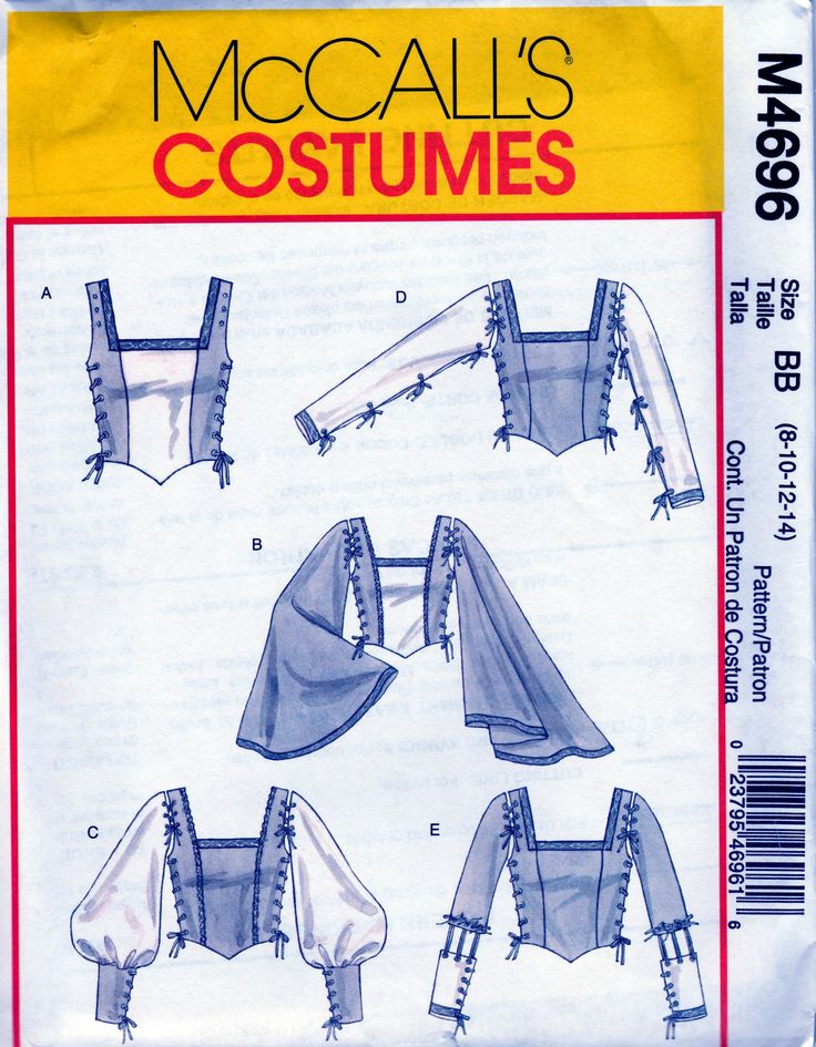 the sewing pattern for misses and corses