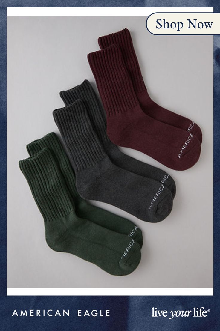 Made from a soft cotton blend/Ribbed cuff Cotton Socks With Ribbed Cuffs, Cotton Socks For Everyday Winter Wear, Super Soft Cotton Socks, Winter Cotton Socks For Everyday Use, Casual Solid Socks, Comfortable Cotton Socks With Ribbed Cuffs, Comfortable Cotton Socks For Fall, Comfortable Casual Ribbed Socks, Comfortable Ribbed Casual Socks