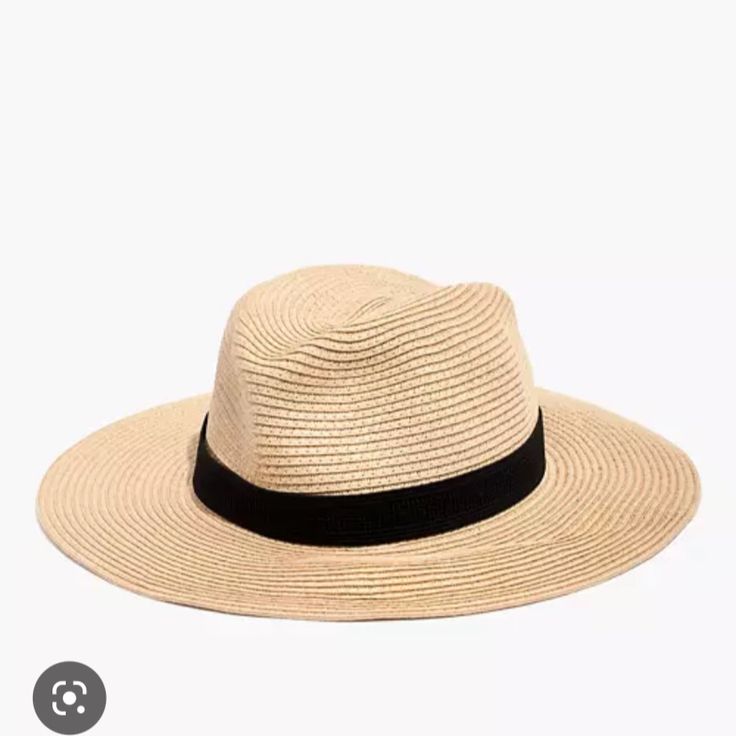 Nwt Has A Red Coloration On The Top Packable Casual Hat For Warm Weather, Casual Packable Straw Hat, Casual Packable Hat For Warm Weather, Summer Packable Hats For Day Out, Packable Brimmed Hat For Day Out, Classic Beige Sun Hat For Day Out, Lightweight Casual Fedora For Day Out, Casual Lightweight Fedora For Day Out, Casual Cream Panama Hat For Travel