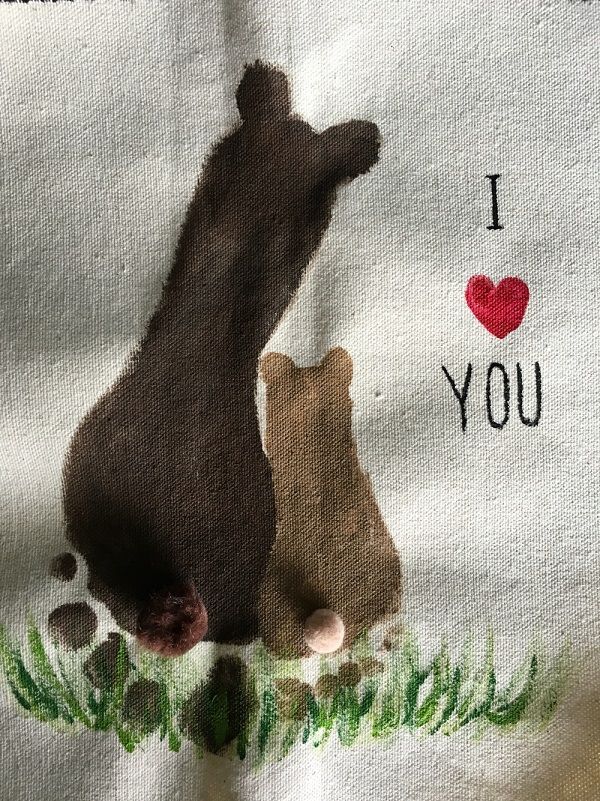 two bears are playing with each other in the grass and i love you t - shirt