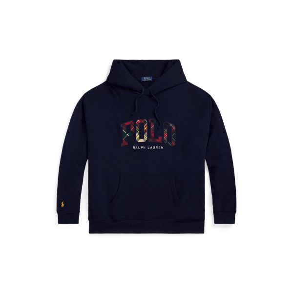 This cotton-blend hoodie features our iconic Big Fit from the ’90s and plaid appliqués spelling out “Polo” at the front. Above the right cuff it is finished with our signature Pony embroidered. Ralph Lauren Sweatshirt With Ribbed Cuffs For Streetwear, Ralph Lauren Sporty Sweatshirt For Streetwear, Ralph Lauren Long Sleeve Sweatshirt For Streetwear, Ralph Lauren Cotton Sweatshirt For Winter, Ralph Lauren Sporty Hooded Sweatshirt, Ralph Lauren Cotton Winter Sweatshirt, Ralph Lauren Hooded Hoodie For Streetwear, Ralph Lauren Cotton Hooded Sweatshirt, Ralph Lauren Hooded Cotton Sweatshirt