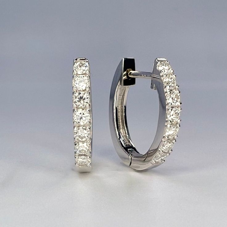 Wow picks! Lab grown diamond earrings, diamond huggies earrings, diamond hoop earring, 14k solid gold huggies, small hoop unisex minimal earring, #8065 at $750.00 Choose your wows. 🐕 #DiamondHuggies #MinimalEarring #LabGrown #14kSolidGold #DiamondHoopEarring #DiamondEarrings #earrings #UnisexEarrings #SmallHoop #huggies Luxury Modern Huggie Earrings For Wedding, Diamond Earrings Minimal, Luxury Small Hoop Sterling Silver Diamond Earrings, Luxury Small Hoop Diamond Earrings In Sterling Silver, Diamond Huggie Hoop Earrings, Diamond Huggies Earrings, Fine Jewelry 14k Gold Diamond White Huggie Earrings, Diamond White Vvs Clarity Huggie Earrings, 14k Gold Fine Jewelry Huggie Earrings