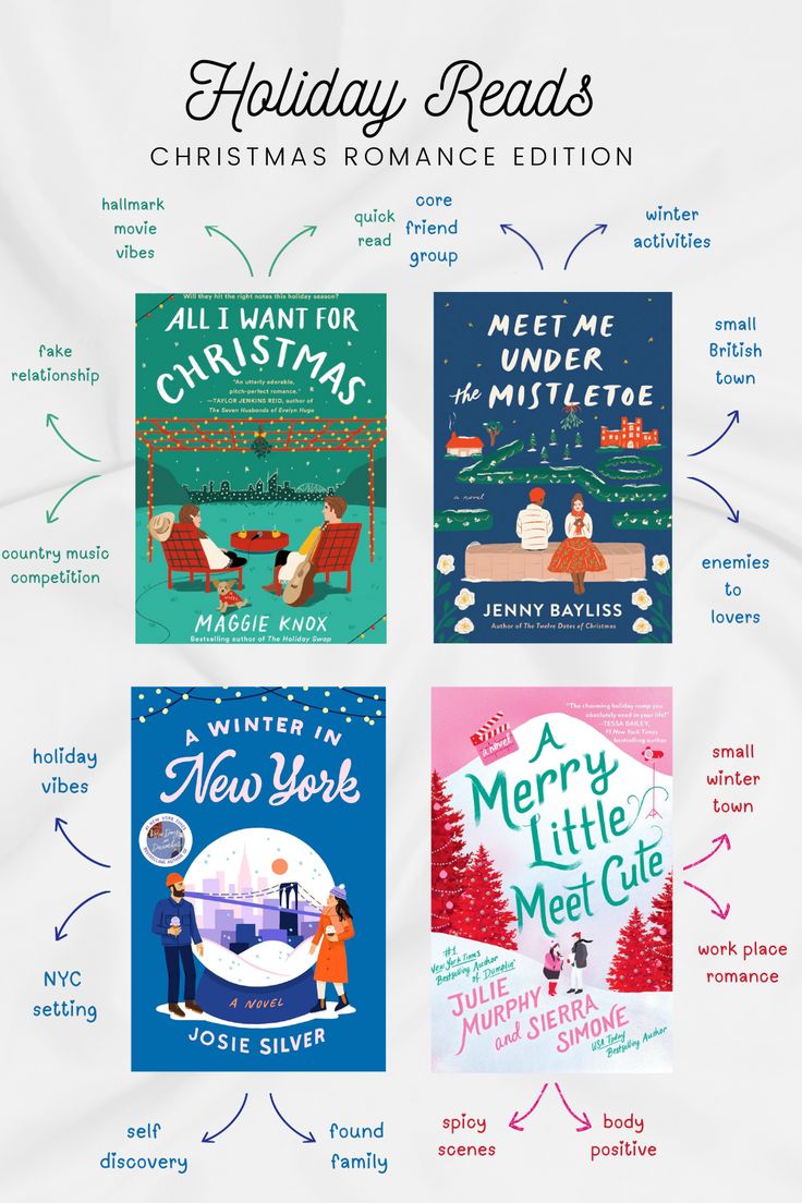 four holiday books for kids to read in the winter and christmas holidays, including merry little mist