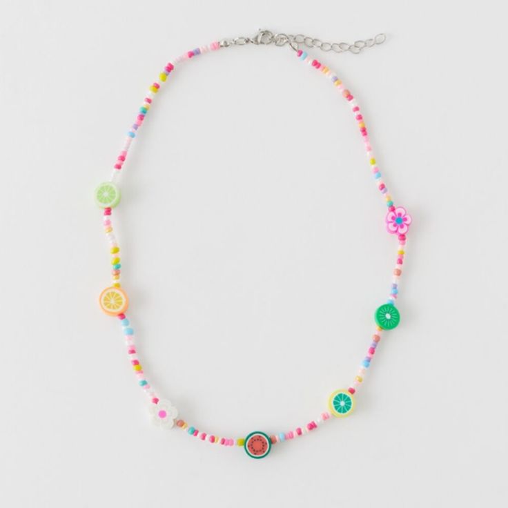 Zara Nwt Beaded Fruit Necklace. See Pictures. Pink Letter Beads Fun Necklaces, Fun Pink Beaded Necklaces With Letter Beads, Playful Round Beaded Jewelry, Playful Colorful Beads Jewelry, Playful Jewelry With Colorful Beads, Playful Round Jewelry With Colorful Beads, Cute Multicolor Beaded Chain Jewelry, Playful Pink Beaded Chain Jewelry, Playful Pink Jewelry With Beaded Chain