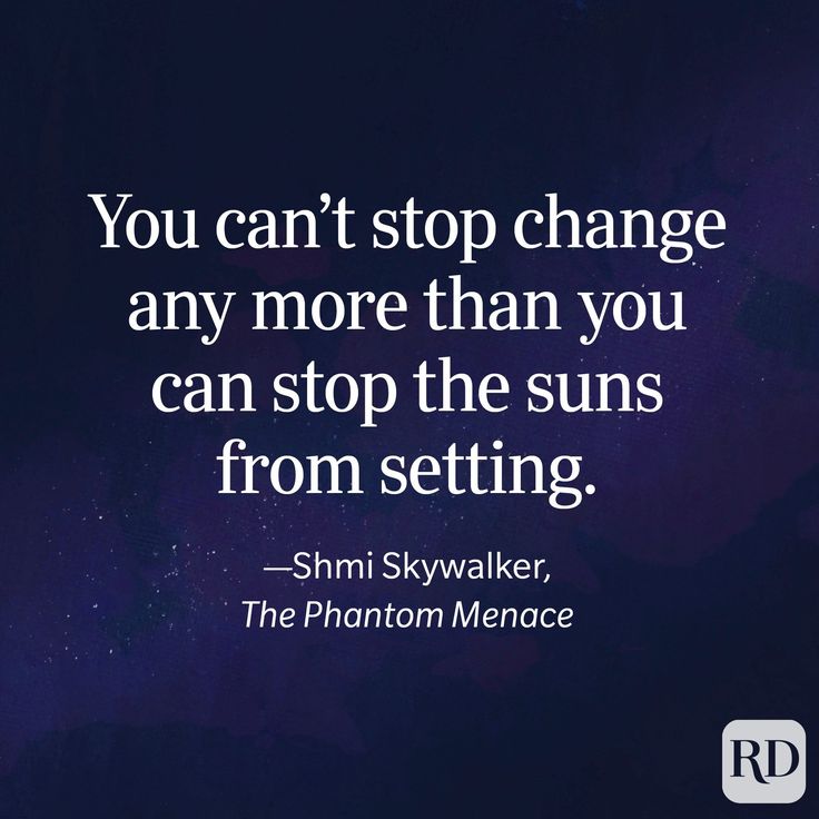 the quote you can't stop change any more than you can stop the suns from setting