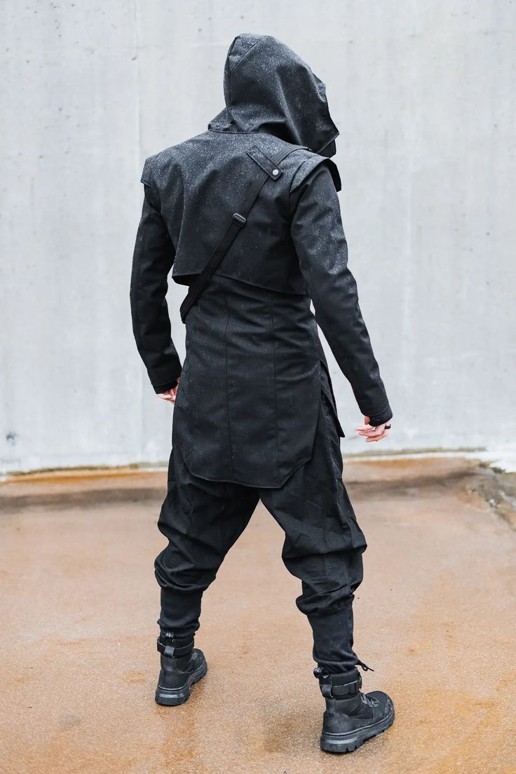 Techno Fashion Men, Techwear Fashion Men, Techwear Mens, Homeless Fashion, Assassins Creed Clothing, Japanese Hip Hop, Futuristic Jacket, Utility Clothing, Tactical Fashion