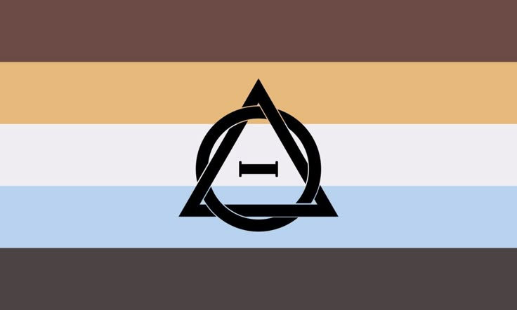 the flag of argentina with an upside down triangle in it's center and two smaller triangles at the bottom