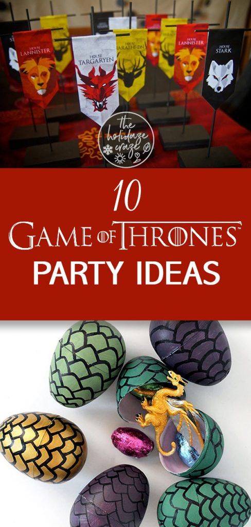 game of thrones party ideas for kids