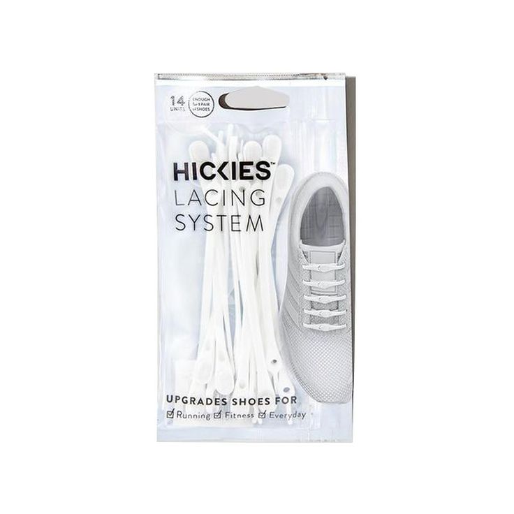 Hickies No Tie Lace 2.0 - White After a lifetime of traditional shoelaces that untie, wear out and never fit quite right, we decided to redesign how we lace-up. Easy to install and totally customizable, HICKIES® are a one-and-done lacing system — just snap them into your shoes when you get them and you’ll be ready to slip-on with a perfect fit every time. With our signature adaptive technology and modular design, these laces were made for walking, and running, and jumping, and pedaling, and...yo Running Everyday, No Tie Laces, Elastic Shoe Laces, Tie Shoelaces, Shoe Repair, Keep Running, Your Shoes, Best Sneakers, Kids Boots