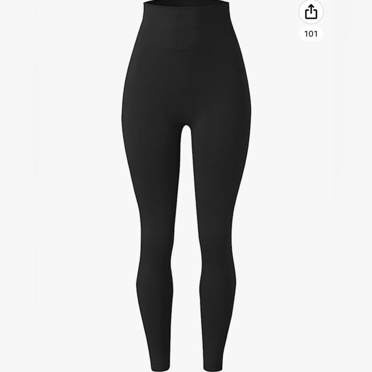 Women’s Black Contour Leggings. Never Worn. They Seem To Run Small And The Contour Can Become Transparent When Stretched. What To Wear With Athletic Leggings, Gym Wishlist, Aesthetic Bottoms, Fuzzy Leggings, Flair Leggings, Contour Leggings, Plain Black Leggings, Fun Beauty Products, Black Leggins