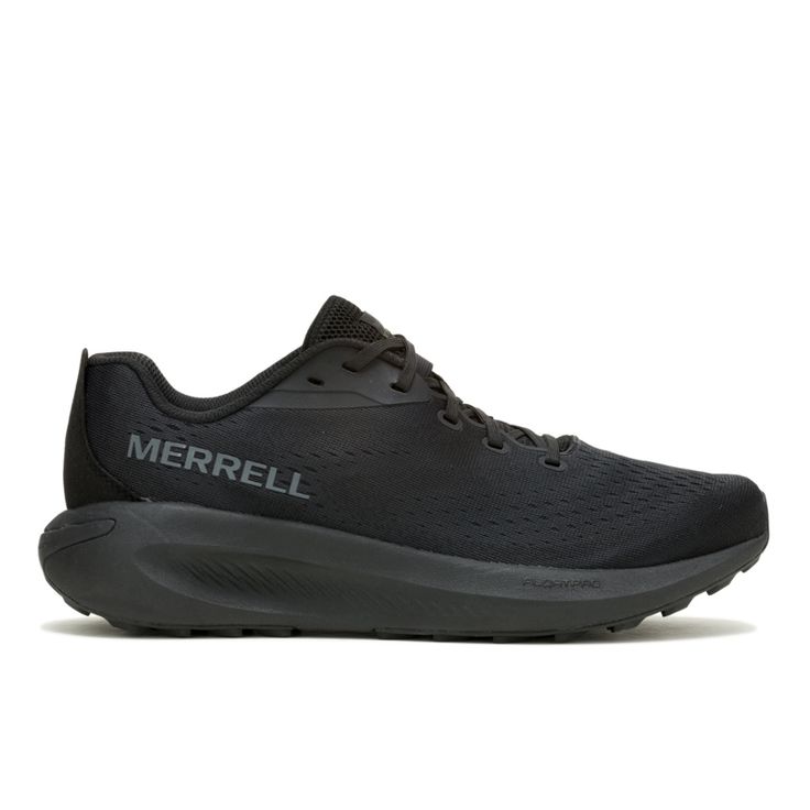 The Merrell Morphlite road-to-trail running shoe brings together dual-purpose technologies for multi-terrain movement. This shoe features our best running shoe foam for premium comfort atop a custom lug pattern designed for road runs throughout the center of the foot with increased depth for trail traction around the perimeter. Running comfort and traction come together in an athletic package with the Merrell Morphlite road-to-trail running shoe. We've also found these shoes to be excellent on t Sporty Carbon Running Shoes For Trail Running, Dynamic Walking Shoes With Ortholite Insole For Marathon, Functional Carbon Trail Running Shoes, Carbon Color Sneakers With Vibram Sole For Running, Dynamic Trail Running Shoes With Ortholite Insole For Marathon, Trail Running Shoes With Arch Support For Marathon, Dynamic Carbon Sneakers For Trail Running, Functional Carbon Running Shoes, Athleisure Running Shoes With Ortholite Insole For Outdoor