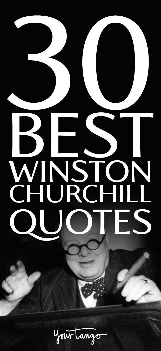 a black and white photo with the words 30 best winston church quotes