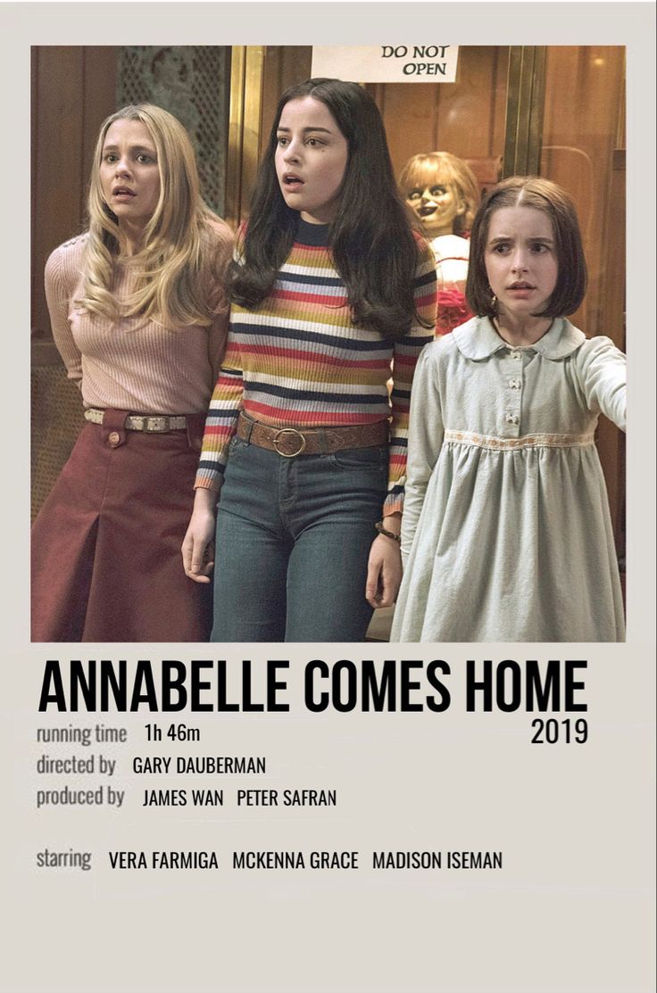 the poster for an upcoming show called annieelle comes home, featuring two girls in striped sweaters and jeans