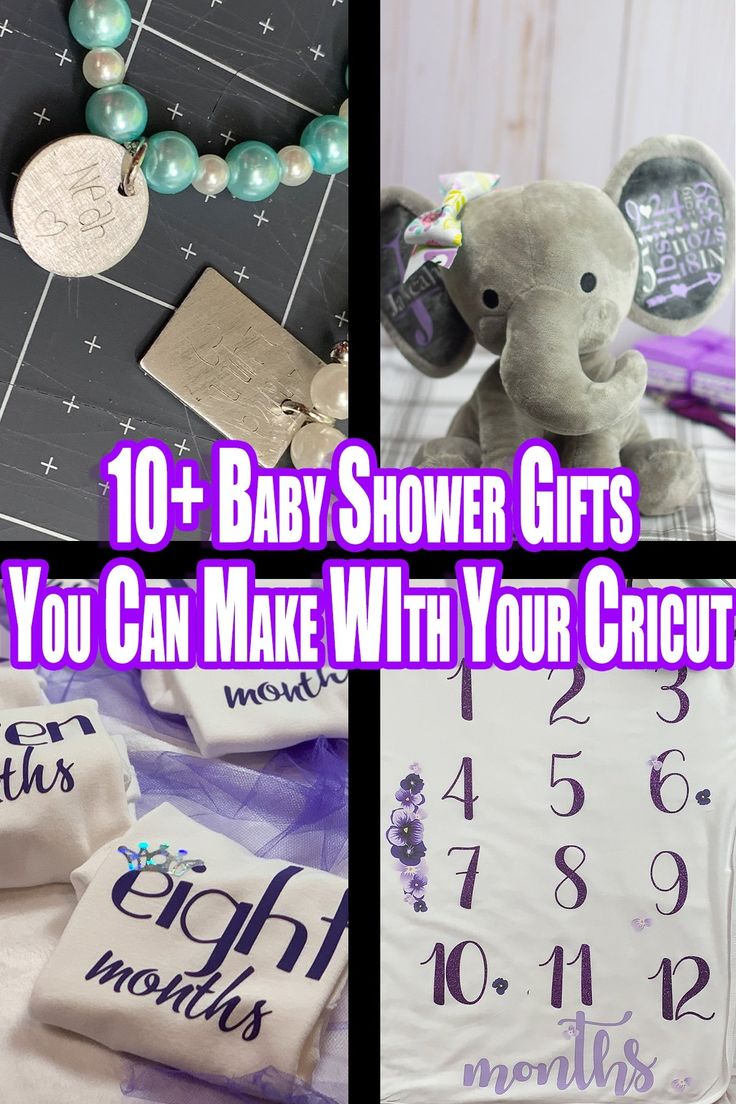 the baby shower gifts you can make with your cribt set are on display