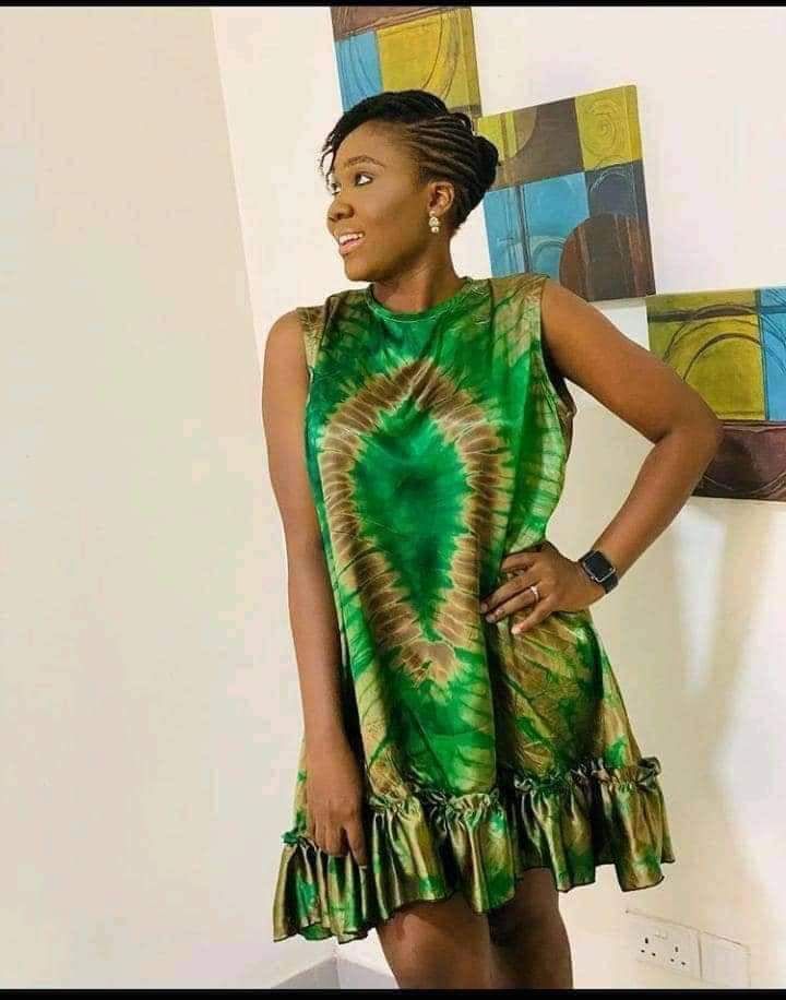 Adire Silk Gown Styles For Ladies, Silk Adire Styles, Silk Adire Styles For Women, Silk Bubu Styles Nigerian, Silk Kampala Styles, Adire Styles For Women, Adire Styles, Boubou Gown, Dress With Gathers