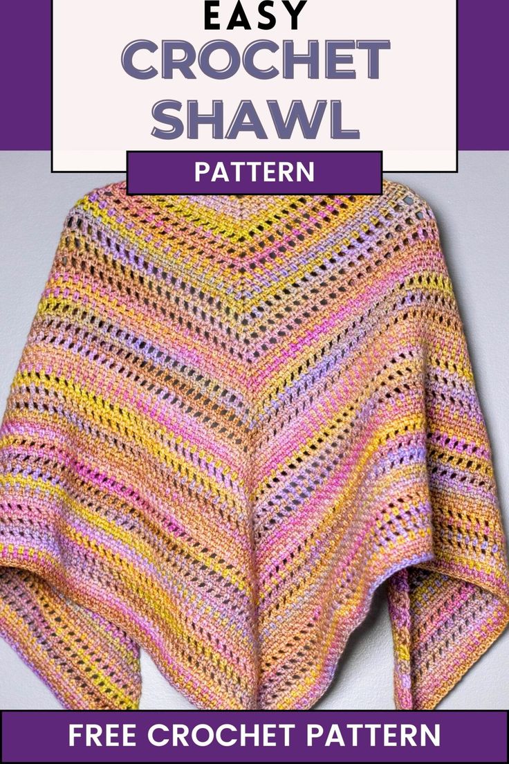 Willow Crochet Shawl Pattern Caron Blossom Cakes, Easy Crochet Triangle, Triangle Shawl Crochet Pattern Free, Easy Crochet Shawl Pattern, Triangle Shawl Pattern, Prayer Shawl Crochet Pattern, Easy Crochet Shawl, Crochet Shawl Patterns, Crochet Shawl Tutorial