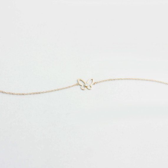 Butterfly Bracelet, Gold Bracelet, Gold Butterfly Bracelet, Dainty Gold Bracelet, Gold Diamond Brace 14k Yellow Gold Bracelet Gift, Gift 14k Yellow Gold Bracelet, Simple 14k Gold Bracelets As Gift, Simple 14k Gold Bracelet Gift, Minimalist Yellow Gold Bracelets For Mother's Day, Dainty Rose Gold Bracelet For Gift, Elegant Gold Plated Jewelry For Birthday Gift, Elegant Hypoallergenic Bracelets For Birthday, Minimalist Yellow Gold Bracelet As A Gift