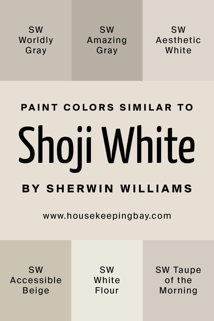 paint colors similar to shoji white by sheryln williams and sherylin williams