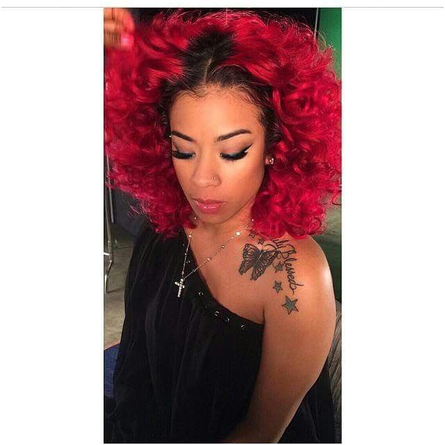 Keyshia Cole Hairstyles, Bold Hair Color, Keyshia Cole, Hair Color Trends, Hair Dos, Easy Hairstyles, Choker Necklace, Hair Color, Hairstyles