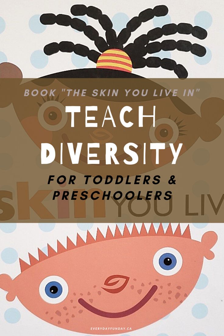 a book cover for teach diversy for toddlers and preschoolers with an image of a fish