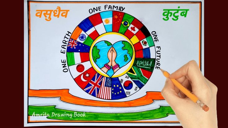 Video Tutorial uploaded on Amrita Drawing Book Channel. Subscribe for more creative Drawings and School Projects #g20 #indialogo #summit #g20drawing #g20poster | drawing #howtodraw #amritadrawingbook #Youtube G20 Poster Drawing Easy, Poster On G20, G20 Poster Drawing, G20 Poster, One Earth One Family, G20 India, India Logo, Soft Board, Creative Drawings