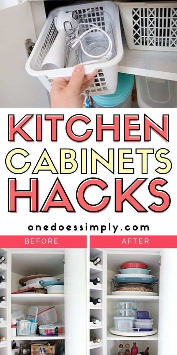 kitchen cabinet hacks that are easy to do in less than 10 minutes or less