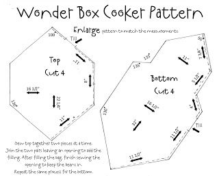 the wonder box cooker pattern is shown with instructions for how to make it and how to use it