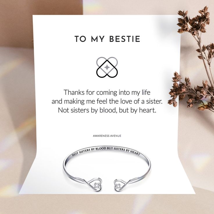 If you're looking for a beautiful and sentimental way to show your best friend some love, this bracelet is a perfect choice. The sleek, minimalist design is perfect for everyday wear, and the two delicate hearts represent you and your best friend, reminding you of all the good times you shared together. Whether you wear it as a daily reminder of your special bond or give it to your best friend as a gift, this bracelet is sure to be cherished for years to come. Why buy from us?: Crafted in Solid Legal Wedding, Heart Jewelry Set, Star Symbol, Sisters By Heart, Symbol Of Hope, Gift Bracelet, Moon Pendant Necklace, Soul Sisters, Experience Gifts