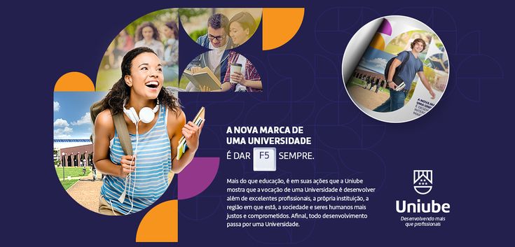 an advertisement for the university of barcelona, spain with images of people and words on it