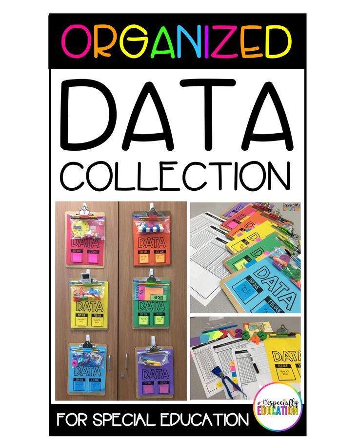 the organized data collection for special education