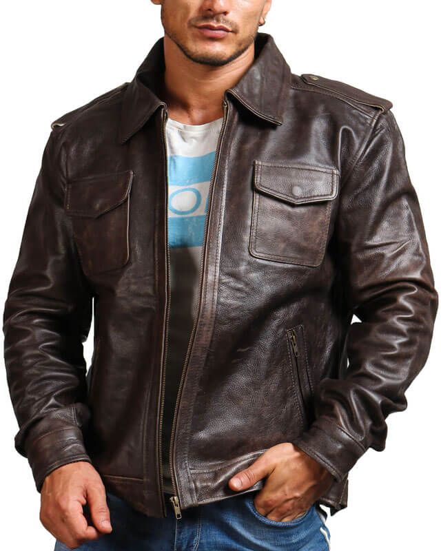 Brown Vintage Style Trucker Leather Jacket Step into the realm of retro fashion with the AlexGear men's brown trucker jacket. A classic style meets a modern touch; this jacket exudes timeless allure, capturing the essence of vintage sophistication. Available in a dark brown color, it showcases rich hues for a luxurious and high-end look.Crafted with premium-quality genuine leather, this brown trucker jacket features seamless and meticulous tailoring, attributing to top-notch craftsmanship. As visually stunning as this jacket is, it does not compromise on functionality, keeping ease of use in mind for its design.The interior of this vintage trucker leather jacket features a soft viscose lining, providing breathability while wrapping you in exceptional comfort. Adorned with a smooth zipper c Brown Leather Jacket Men Nordstrom, Vintage Biker Jacket, Men Leather Jacket, Leather Jacket For Men, Shirt Jacket Men, Leather Factory, Vintage Biker, Vintage Leather Jacket, Leather Shirt