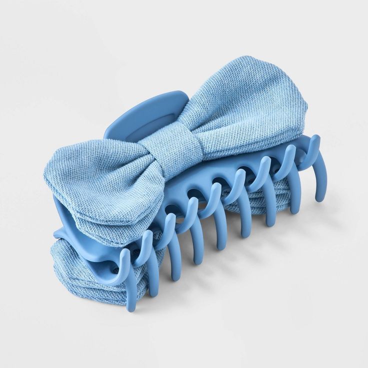 Get you girls’ hair styling with the Girls' Denim Bow Claw Clip from art class™ in Blue. Add this beautiful, denim bow clip that you squeeze to open and close the claw clip. Great for securing and styling your hair in a variety of fashions. Suitable for all hair types and girls above the age of 10 to 12, making it essential for everyday use. art class™: One-of-a-kind looks for the one and only you. Bow Claw Clip, Denim Bows, Styling Your Hair, Bow Clip, The Claw, Hair Elastics, Girls Denim, Bow Clips, Shop Target