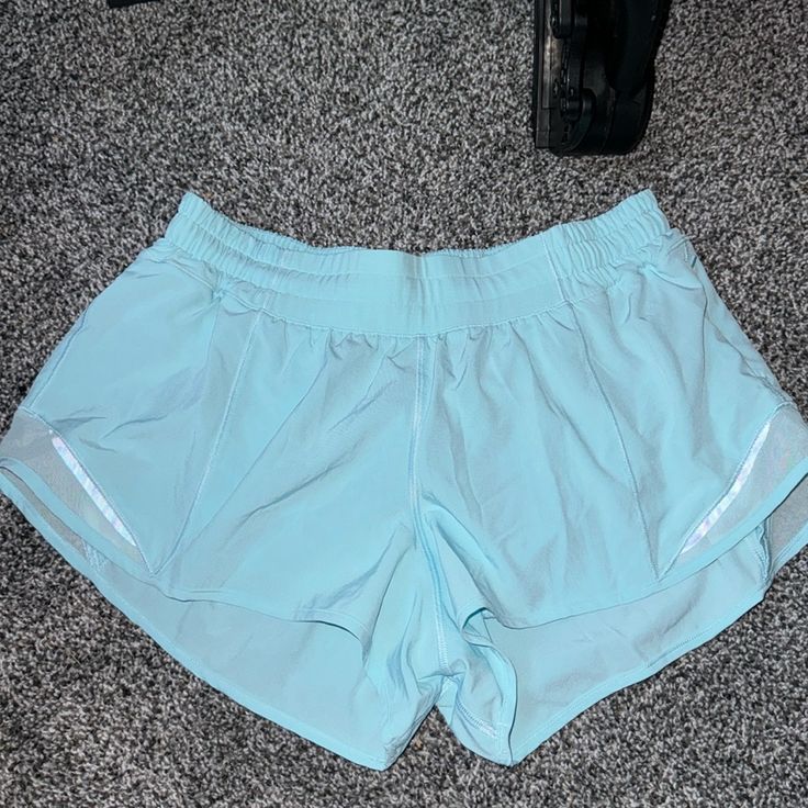 Lululemon Shorts Never Worn Blue Glow 10 Light Blue Lululemon Shorts, Cheap Lululemon Items, Lululemon Poshmark, Lulu Clothes, Lululemon Wishlist, Lululemon Clothes, Cheap Lululemon, Blue Lululemon Shorts, Preppy Lululemon