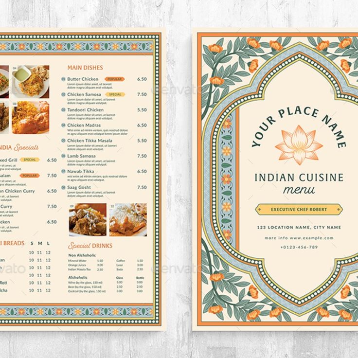 Indian Menu Template Indian Menu Card Design Restaurant, Indian Food Menu Card, Traditional Menu Design, Arabic Menu Design, Indian Food Menu Design, Indian Menu Ideas, Ramadan Menu Design, Indian Restaurant Menu Design, Hotel Menu Design