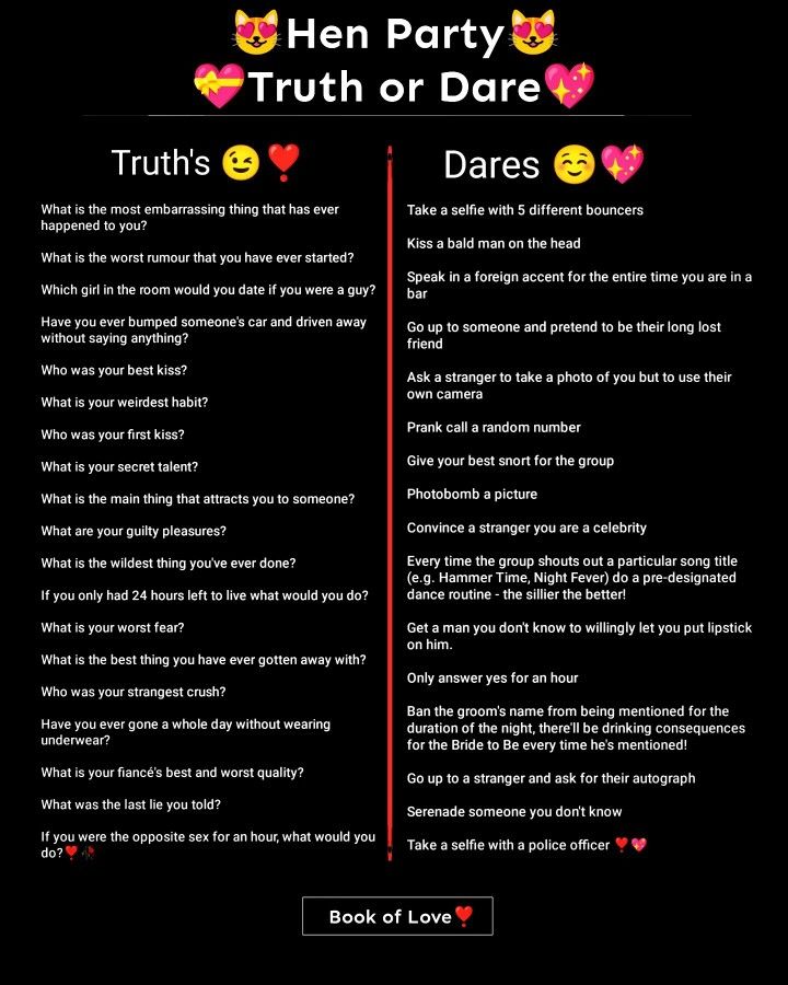 a poster with the words truth or dare on it