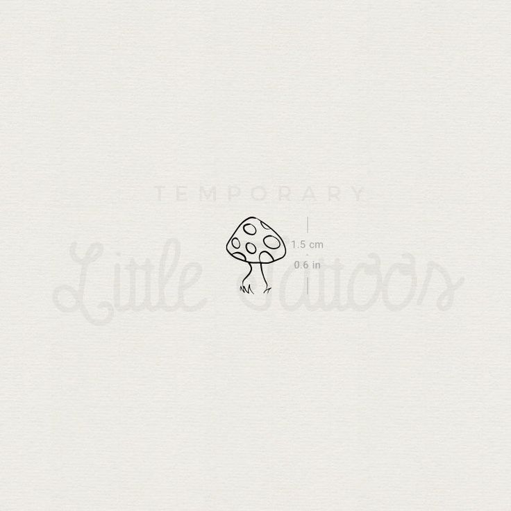 a drawing of a mushroom with the words'little calicor'written below it