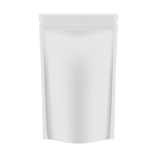 a white plastic bag on a white background