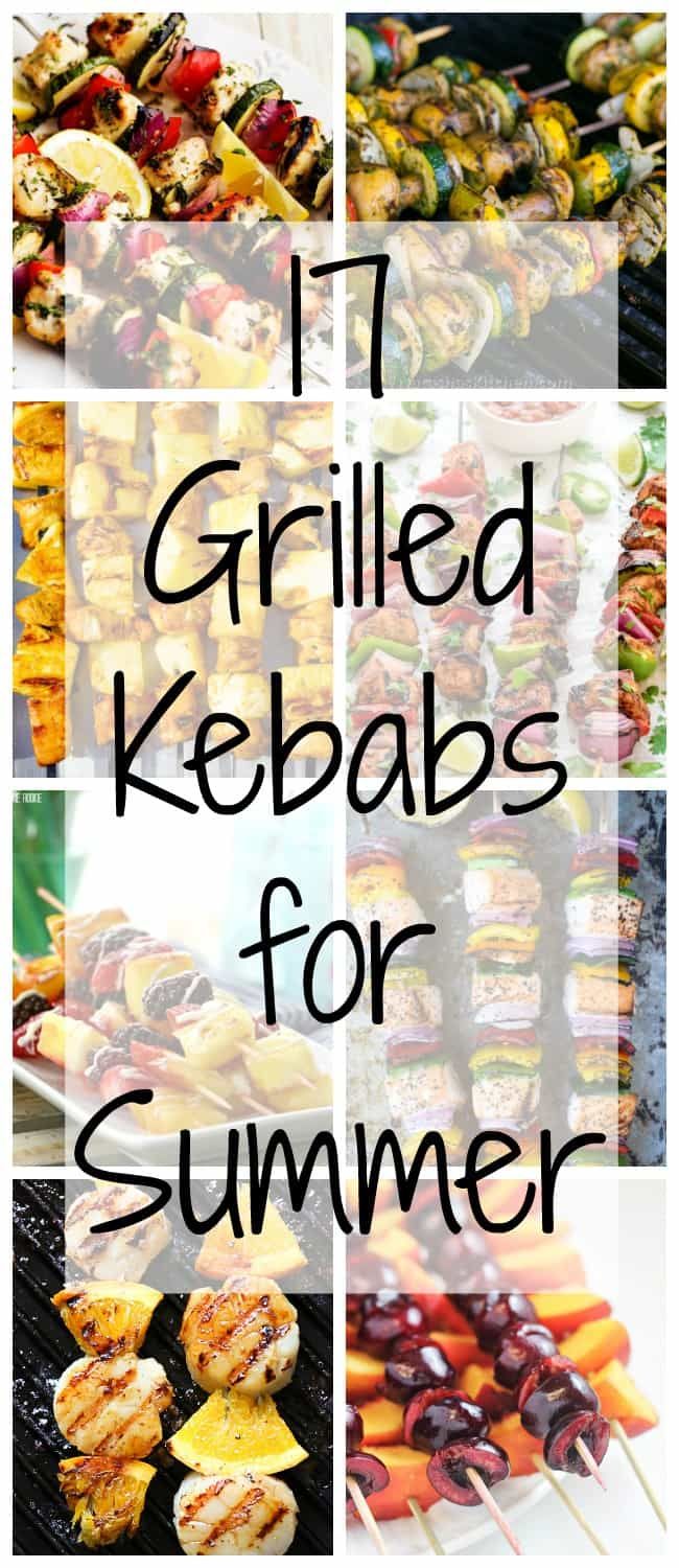 grilled kebabs for summer