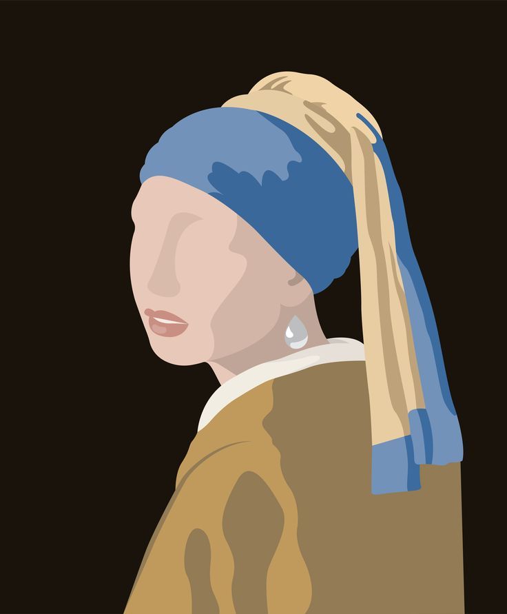 a painting of a woman with a pearl earring