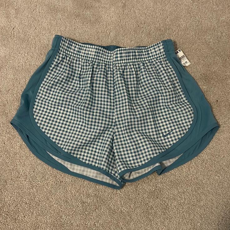 Brand New, Never Worn Nike Running Shorts In Cute Plaid Pattern. Size S. Lined, Drawstring Waist. Nike Beach Shorts With Elastic Waistband, Nike Summer Athletic Shorts With Elastic Waistband, Nike Shorts With Elastic Waistband For Beach, Nike Athletic Shorts With Elastic Waistband For Summer, Nike Athleisure Athletic Shorts For Beach, Nike Athleisure Beach Athletic Shorts, Nike Beach Bottoms For Beach Season, Nike Bottoms For Beach And Summer, Nike Stretch Athletic Shorts For Summer