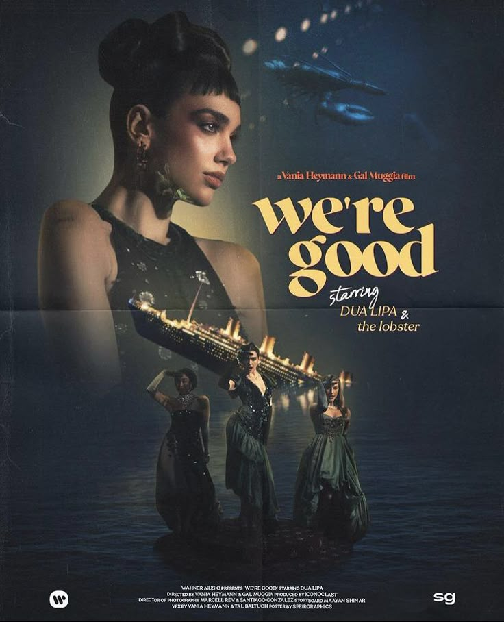 the movie poster for we're good starring