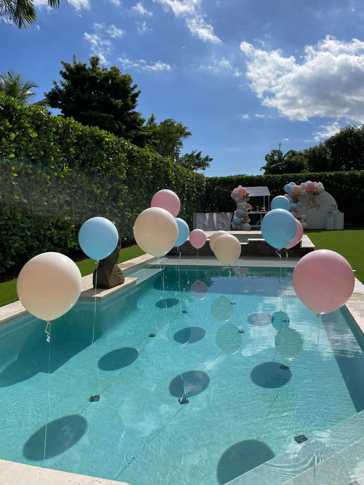 Gender reveal
Decoration
Balloons
Miami events
Balloons pool Gender Reveal Pool Decorations, Gender Reveal Location Ideas, Grander Reveal Ideas, Gender Reveal Set Up Outside, Gender Reveal Entrance Decor, Gender Reveal Venue Ideas, Barbie Gender Reveal, Gender Reveal Backyard Decor, Gender Reveal Guessing Game