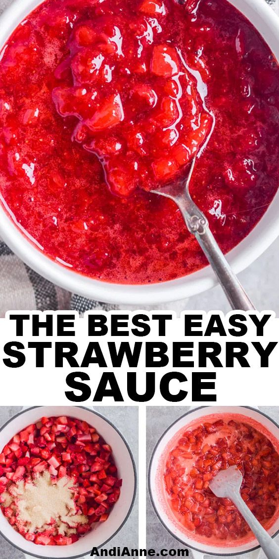 the best easy strawberry sauce recipe