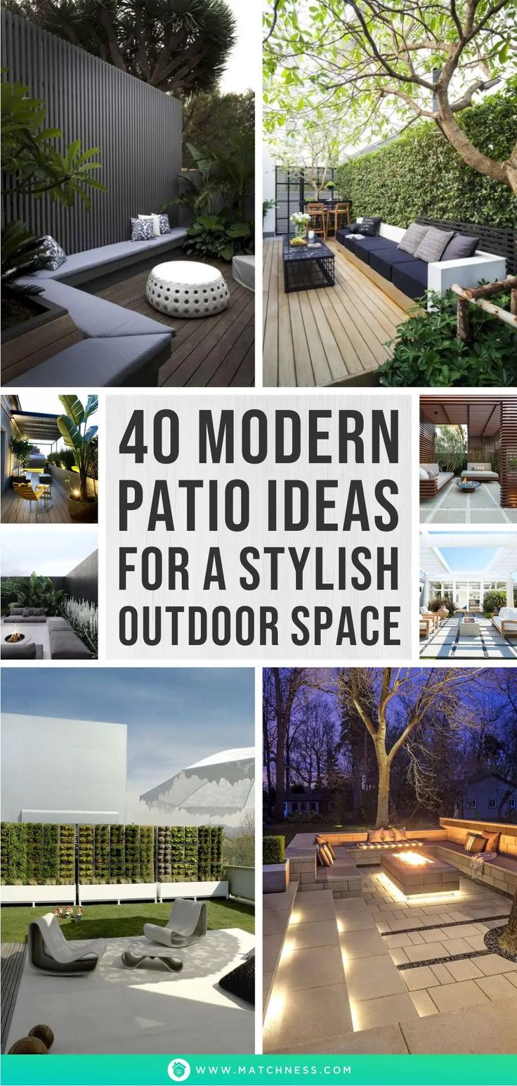 the top ten modern patio ideas for a stylish outdoor space