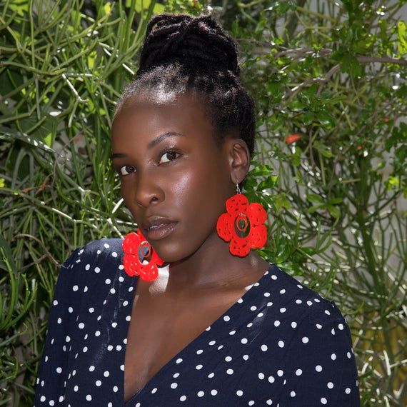 Oversize Red Flamenco Statement Earrings are exotic, bright, tropical earrings inspired by the largest and the rarest flower in the jungles – Rafflesia arnoldii.    Made of UPCYCLED acrylic    Color: primary red    Length 8 cm (3 in)    925 Sterling Silver ear hooks    LightweightNEW NEW NEW in our shop! At last!🔸 You will receive all our earrings with a beautiful description card in a signature REDGREGOR packaging which you can see in the photo together with the products.🔸 We are happy to inc Red Flower Drop Earrings, Red Flower-shaped Earrings For Party, Red Flower Shape Earrings For Party, Red Floral Earrings For Party, Red Flower-shaped Party Earrings, Red Flower Shaped Party Earrings, Red Flower Earrings With Ear Wire For Party, Handmade Red Flower Earrings For Party, Red Bohemian Flower Earrings