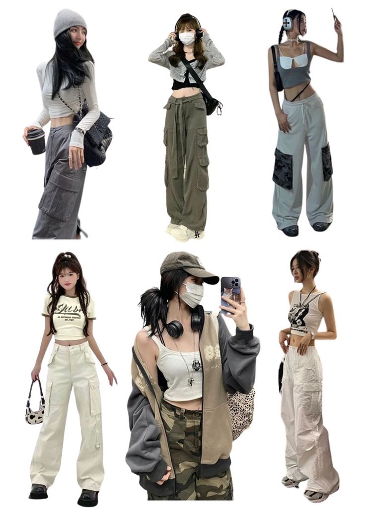 Cargo Trousers Outfit, Y2k Outfits, Easy Trendy Outfits, Swaggy Outfits, Mode Inspo, 가을 패션, Mode Vintage, Casual Style Outfits, Mode Inspiration