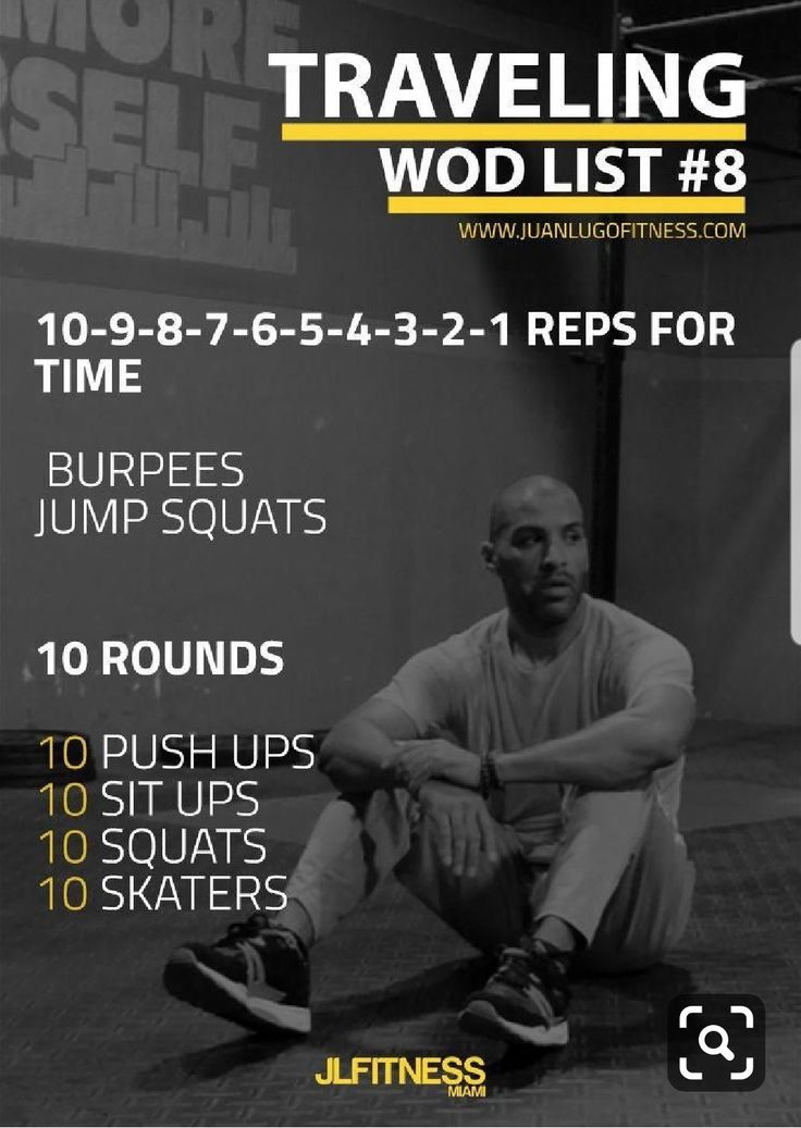 a man sitting on the ground in front of a sign that says traveling wod list 8