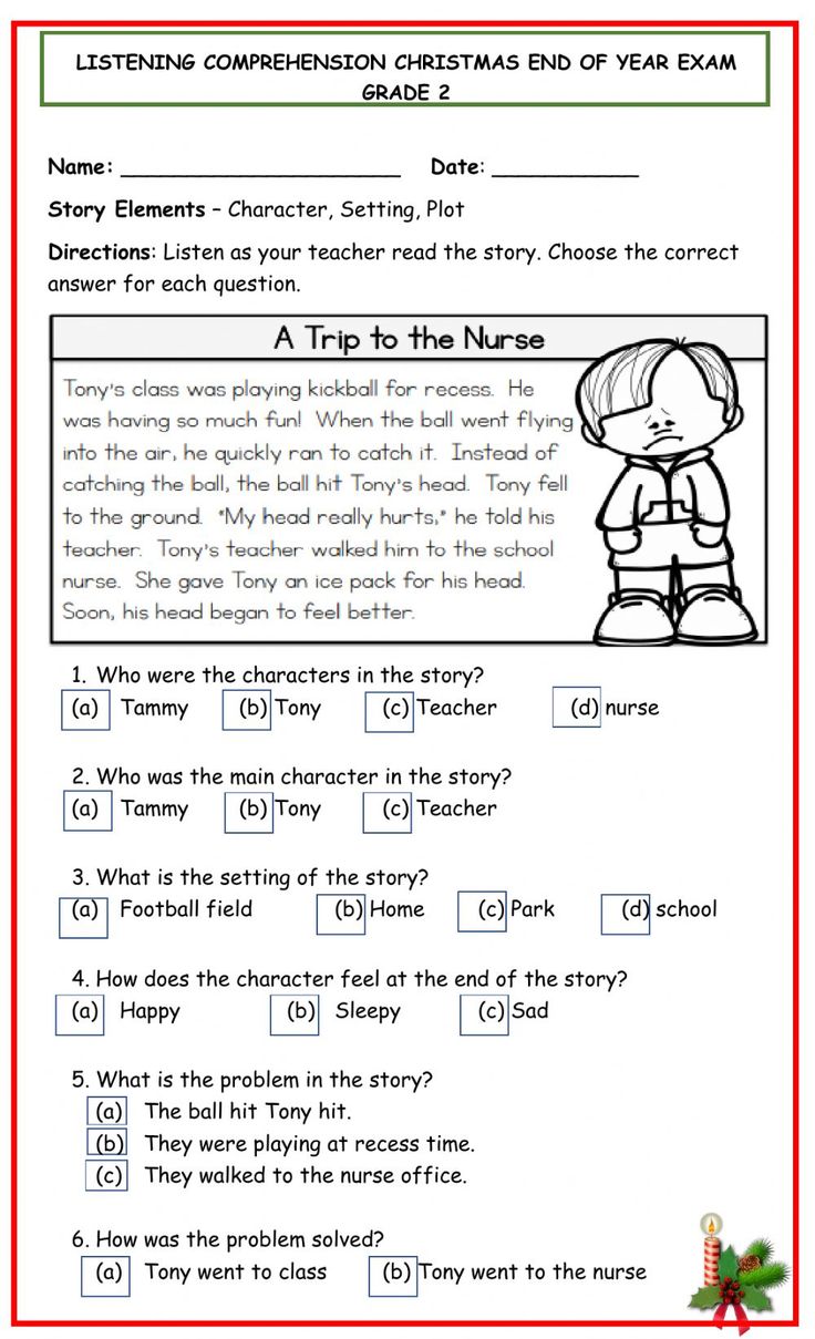 worksheet for christmas reading and writing with pictures on the page, which includes an image