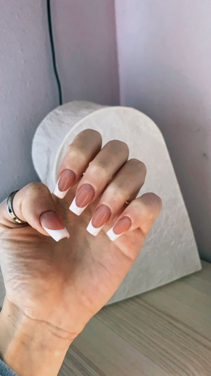 French su unghie quadrate Nails, Beauty